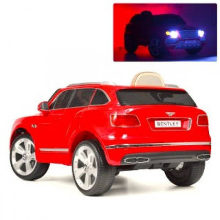 Електромобіль джип Bentley (пульт 2,4G, 2 акумулятори 6V/7Ah, мотор 2х35W) JJ 2158 Червоний, фото 3