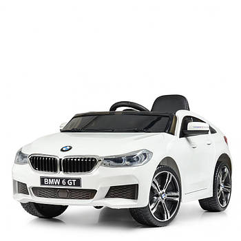 Дитячий електромобіль BMW 6 GT (акум 12V7AH, 2 мотори 35W, MP3, SD, USB) JJ2164 Білий