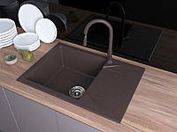 Кухонная мойка гранитная Stella Sanita 60 Коричневый
