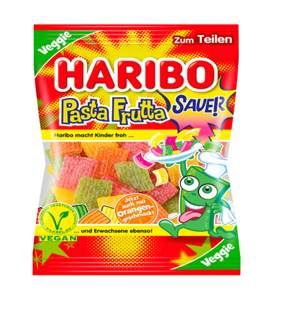 Haribo Pasta Frutta Sauer Veggie 160g 1/16, фото 1