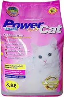 Наповнювач для котячого туалету Power Cat силікагелевий, 3,8 л