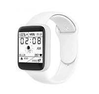 Смарт-годинник UWatch D20 Y68 Bluetooth розумний годинник, артеріальний тиск, моніторинг кисню в крові White Mono