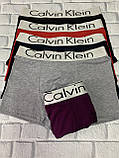ОПТОМ Чоловічі боксери кельвин кляйн Calvin Klein L,XL,XXl, 3 XL (D005СК), фото 4