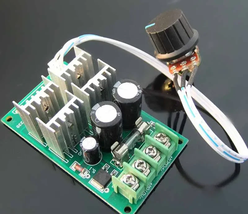 ШІМ контролер, DC6-60В, 0-30A, 15кГц, регулятор швидкості двигуна (димер)