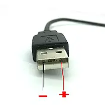 USB-тато із затискачами "крокодил" 60 см тестовий дріт чорний, червоний, фото 5
