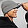 Шапка спортивна Puma Classic Cuff Ribbed 024038 03 (сіра, акрил, в'язана, з відворотом, тепла, бренд пума), фото 5
