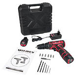 Дриль-шурупокрут акумуляторний Vitals AU 12/2KP QC, фото 10