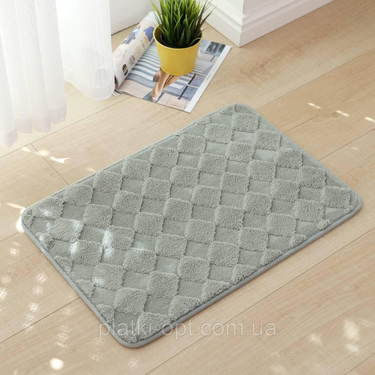 Килимок з мікрофібри (м'ятний) 60х40 см.