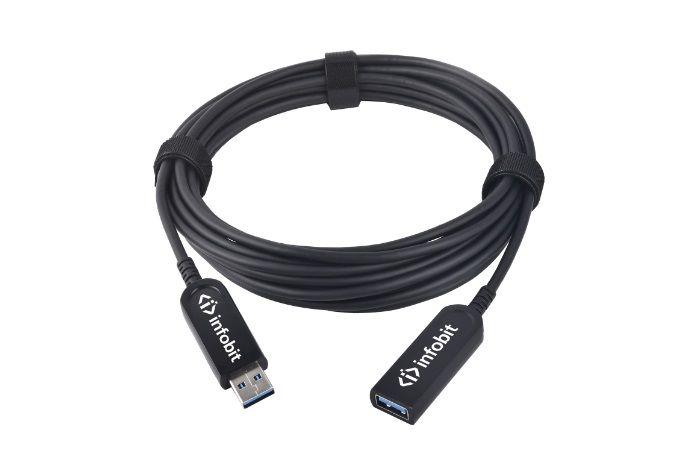 Оптичний подовжувач USB 3.1 Infobit U31-AMAF321-05 USB-A AM to AF 5 метрів