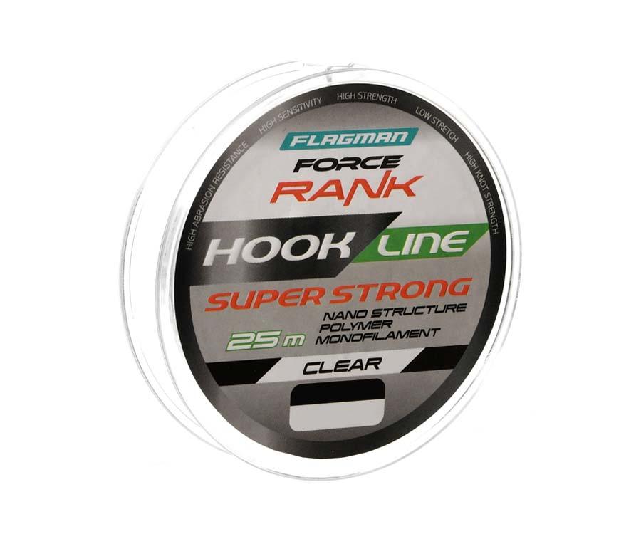 Волосінь Flagman Force Rank Hook Length Clear 25 м 0.16мм