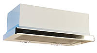 Витяжка кухонна ProfitM Телескоп ЕКО 50см 550м3 Біла, вставка Нержавійка