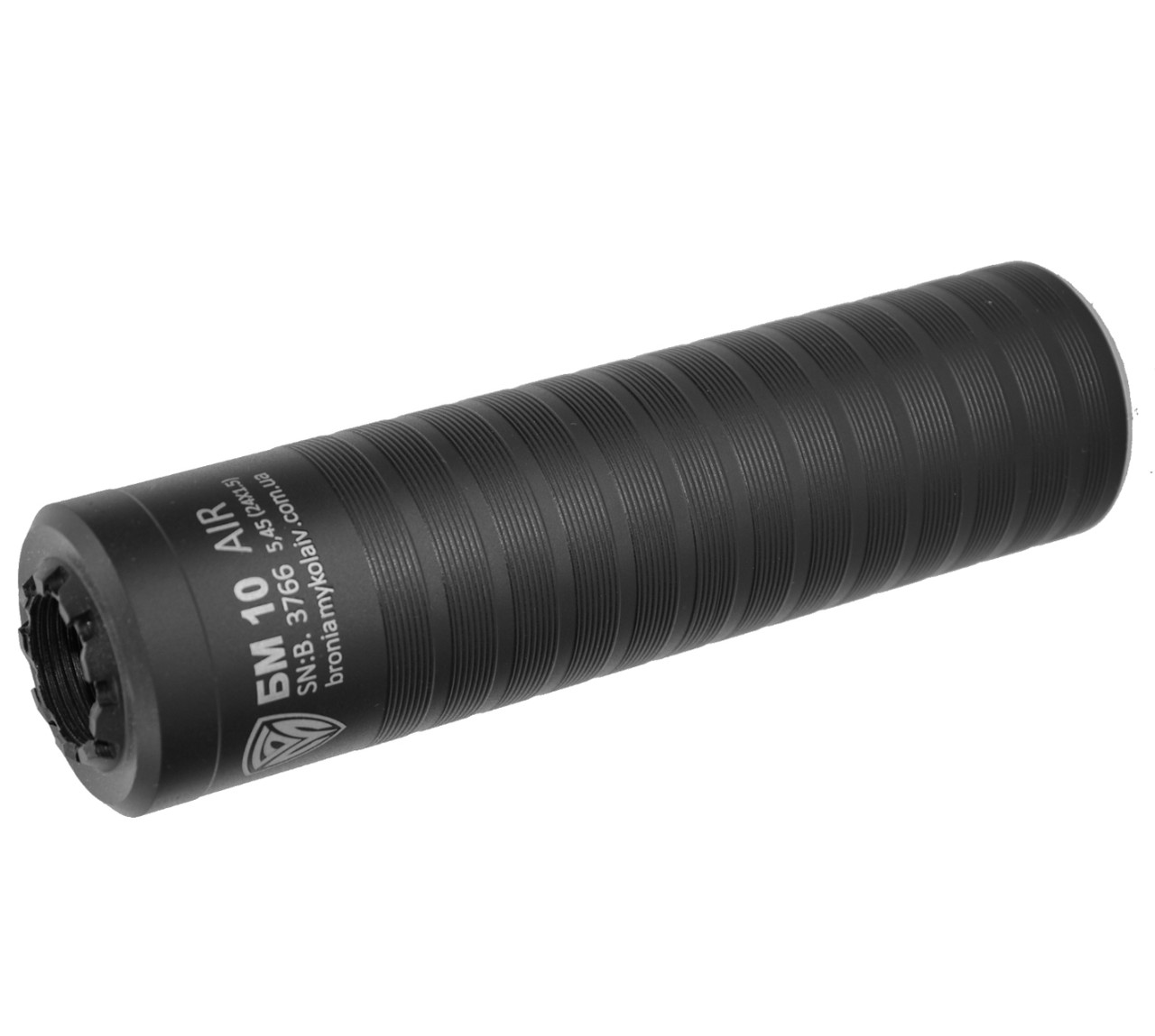 Глушник «БМ10 AIR» 5.45, різь — M24 × 1.5 (на АК-74), фото 1