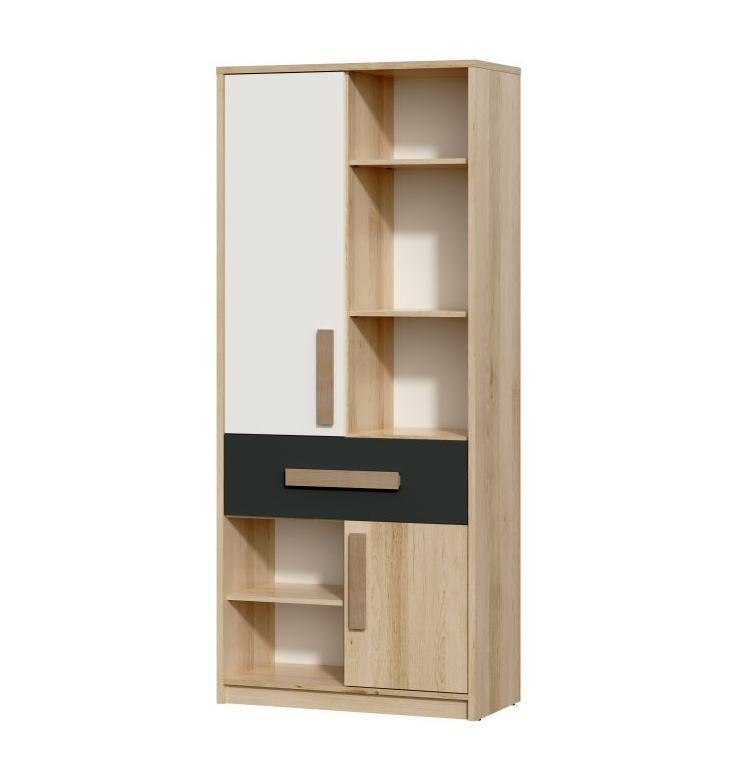 Шафа (шафа) з ламінованої ДСП в дитячу кімнату Айго 2Д1Ш Сокме, фото 1