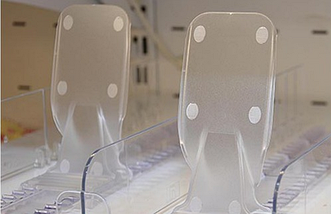 Задня опора для товару 130 мм пластикова (5681), фото 3