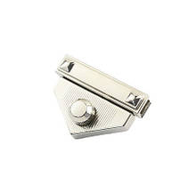 Замок для сумки засувка 44*31 мм колір срібло