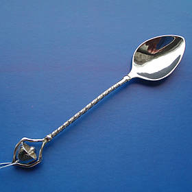 Срібна подарункова ложка з дзвіночком