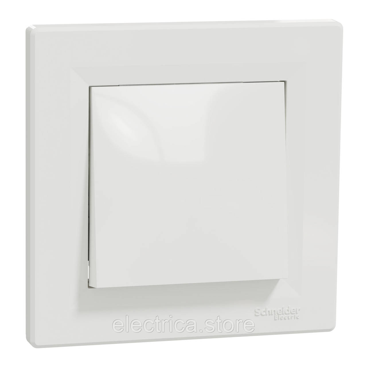 Вимикач прохідний одноклавішний білий Asfora EPH0400121, фото 1