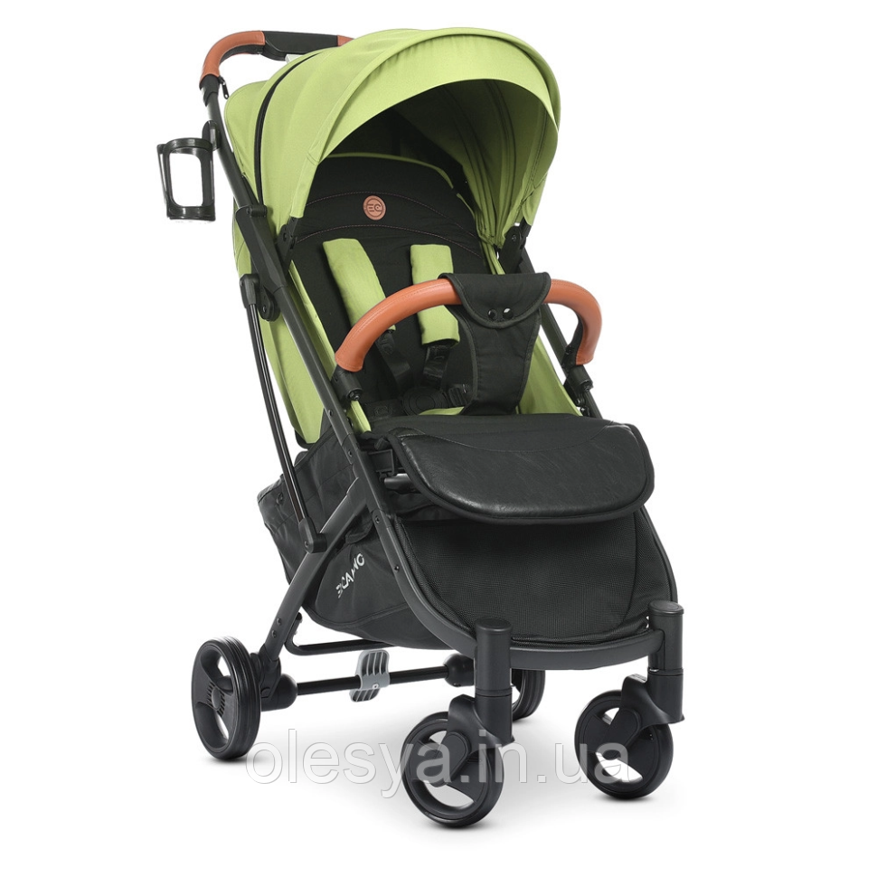 Коляска дитяча прогулянкова EL CAMINO M 3910 v.2 Olive Green, фото 1