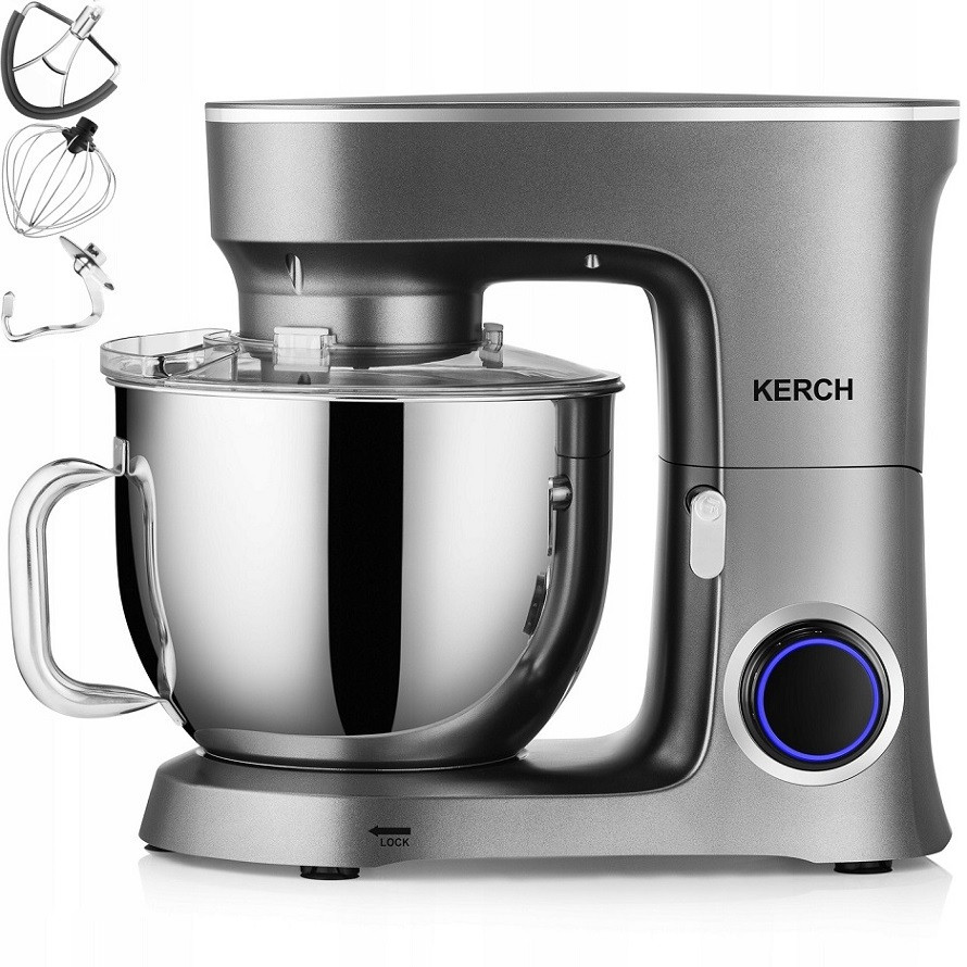 Тістоміс міксер планетарний KERCH Baker Grey 3000 Вт 7 л