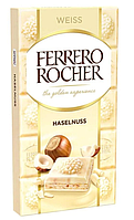 Шоколад Ferrero Rocher Weiss Haselnuss з фундуком 90 г