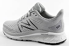 Кросівки в сіточку New Yike 860 сірі унісекс, фото 4