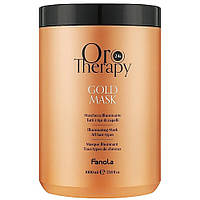 Восстанавливающая маска Fanola Oro Therapy с золотом, 1000 мл