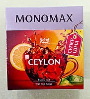 Чай Monomax Ceylon 100 пакетов черный