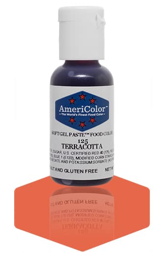 Барвник гелевий Америколор (Americolor) Теракотовий - коричневий відтінок червоного кольору (Terracotta), 21г, фото 1