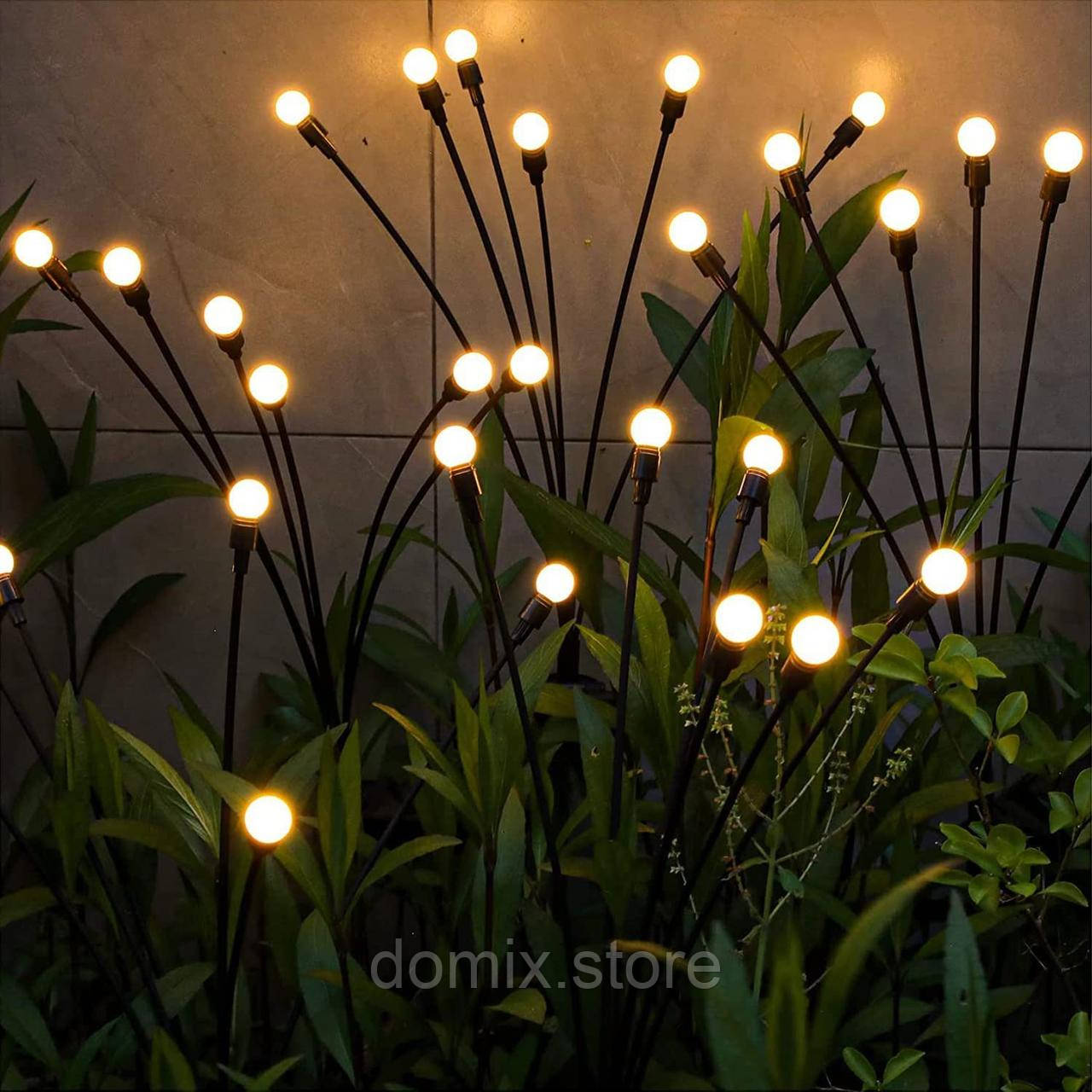 Уличный садовый светильник Светлячки для газона с солнечной панелью - фото 3 - id-p2107497749
