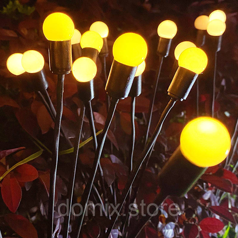 Уличный садовый светильник Светлячки для газона с солнечной панелью - фото 6 - id-p2107497749