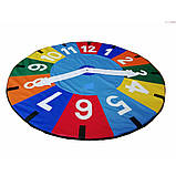 Мат навчальний Годинник 160х160х2 см, фото 2