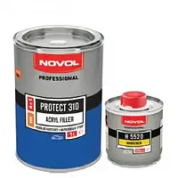 NOVOL PROTECT 310 HS 4+1 АКРИЛОВИЙ ҐРУНТ БІЛИЙ 1Л + 0,25Л ЗАТВЕРДЖУВАЧ H5520