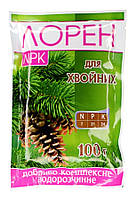 Лорен NPK, для хвойных растений, 100г., удобрение