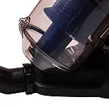 Колбовий потужний пилосос Crownberg CB-0110 2400W без мішка з турбощіткою контейнерний циклонний пилосос, фото 2