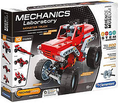 Конструктор Monster Truck (10 в 1 200 деталей) серія Science and Play Clementoni 75038