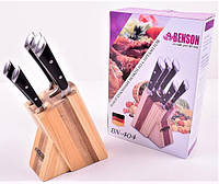 Набор ножей 6 предметов BENSON BN-404H на подставке