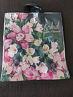 Поліетиленовий пакет з петлевою ручкою Dior ( Орхідея )( 25шт/ уп )