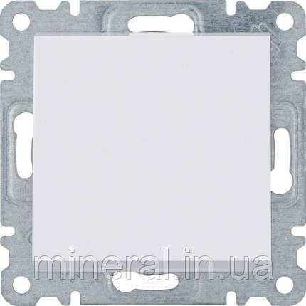 Вимикач 2-полюсний Lumina-2, білий, 10АХ/230В, Hager, (WL0060), фото 1