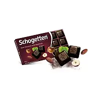 Шоколад черный Schogetten Dark Chocolate hazelnuts с орехом 100 г