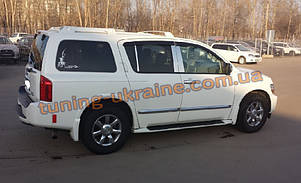 Дефлектори вікон (вітровики) для Infiniti QX56 (JA60) 2004-2010
