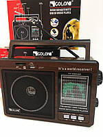Радиоприёмник GOLON RX- 9966 коричневый USB/ SD/ MP3/ FM