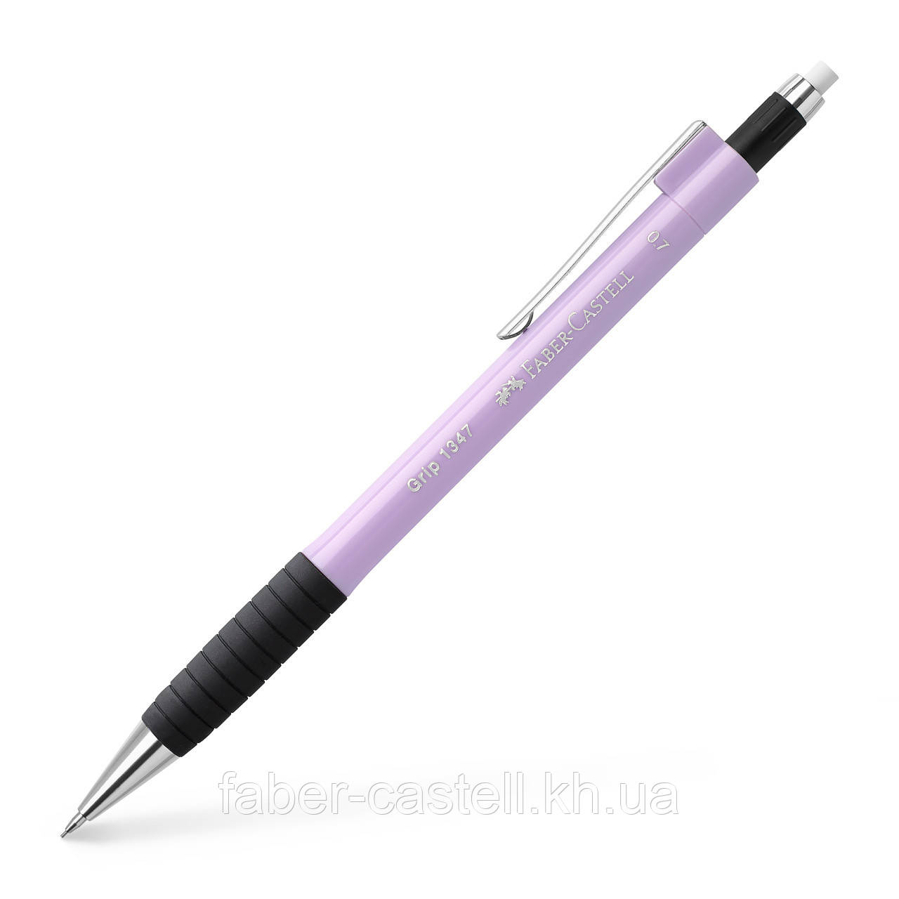 Олівець механічний Faber-Castell GRIP 1347, колір корпусу бузьковий (0,7 мм), 134711