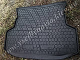 Килимок в багажник GEELY MK (GC6) (AVTO-GUMM) гума+пластик, фото 3