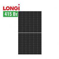 Солнечная панель батарея монокристаллическая Longi Solar LR5-54HIH-410M, 415, чёрная рама