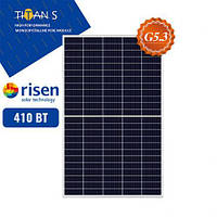 Солнечная панель батарея монокристаллическая Risen RSM40-8-410M TITAN S, 410 Вт, 9ВВ