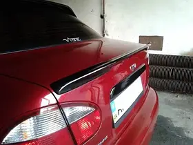 Спойлер багажника Daewoo Lanos 1997 -  (скотч) AV-Tuning