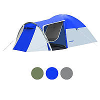 Палатка туристическая Acamper MONSUN3 3000 мм Трехместная полусфера с противомоскитной сеткой B_00102 Синий