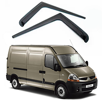 Дефлекторы окон, ветровики на Renault Master II 1998-2010 Г-образный (скотч) AV-Tuning