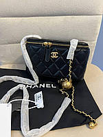 Женская сумка Chanel mini молодежная сумка шанель через плечо из мягкой экокожи изящная брендовая сумочка