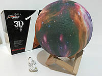 Ночник Настольный светильник Космос с пультом Magic 3D Moon Light RGB